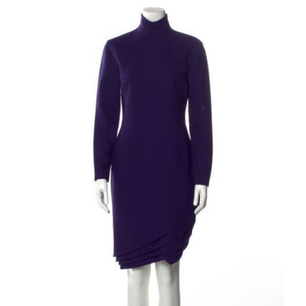 Gianni Versace Wool Day Dress made in Italy, circa 1990s - Picture 6 of 6